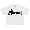 BLACK CROSSES TEE