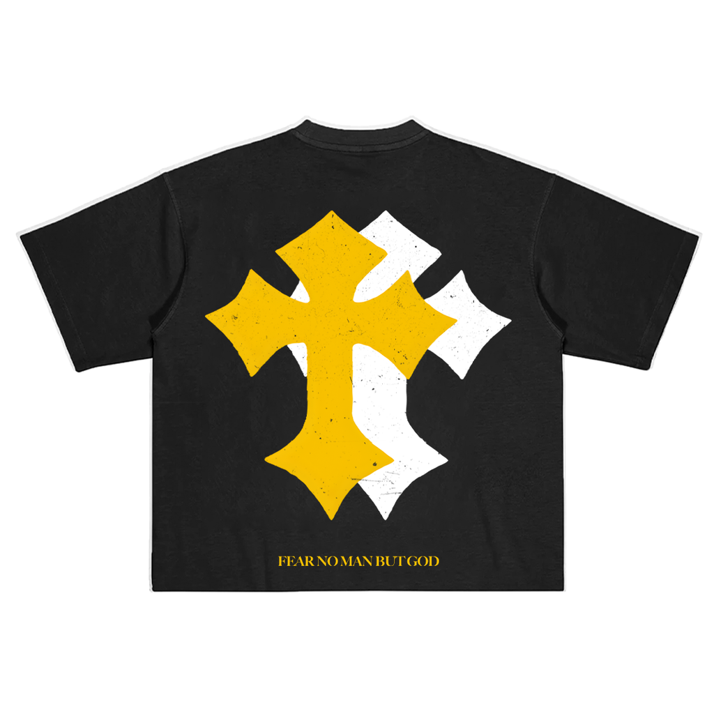 YELLOW CROSSES TEE